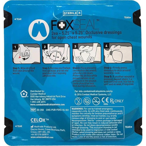 Оклюзійна наліпка FOX CHEST SEAL 2 PACK