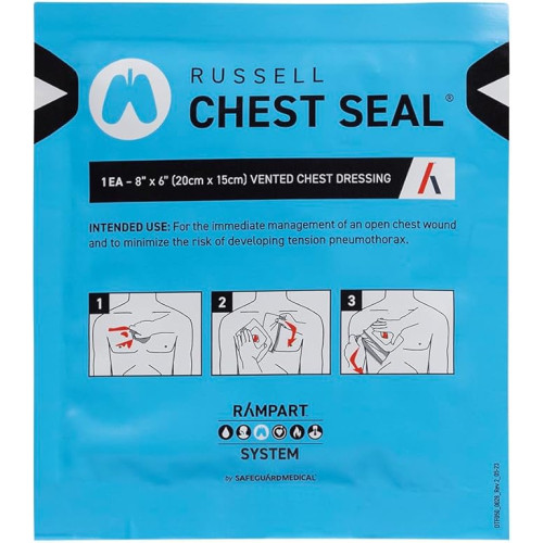 Оклюзійна пов’язка Russell Chest Seal з 4 клапанами PerSys Medical