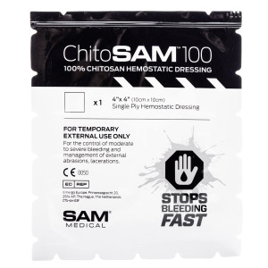 Кровоспинна губка 10 см х 10 см / ChitoSAM 100 4in x 4in