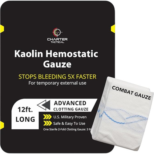 Гемостатичний бинт QuikClot Combat Gauze Z-Folded